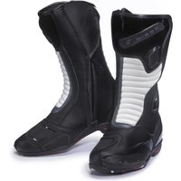 Black Rapid WP Motorcycle Boots 44 Black White (UK 10)