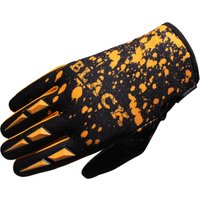 Image of Black MX Splat Motocross Gloves XL Orange