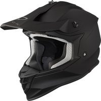 Black Gravel Solid Motocross Helmet XL Matt Black