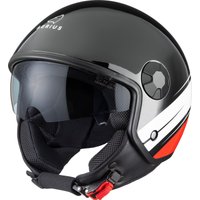 Agrius Score Conoid Open Face Motorcycle Helmet M Gloss Black