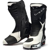 Image of Black Panther Sports Motorcycle Boots 45 Black/White (UK 11)