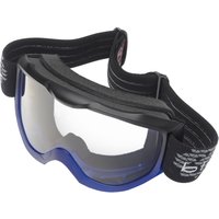 Black Granite Motocross Goggles Blue