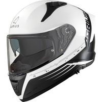 Image of Agrius Storm Calibration Motorcycle Helmet XXL Gloss White Black