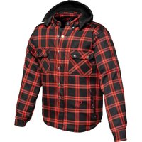 Image of Black Forge Armoured Motorcycle Shirt XL Black Red