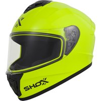 Image of Shox Command Solid Motorcycle Helmet XXL Hi-Vis
