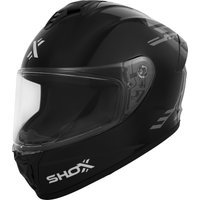 Image of Shox Command Cyber-X Motorcycle Helmet XS Black Grey