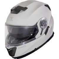 Image of Shox Destination Solid Flip Front Motorcycle Helmet XS Gloss Grey
