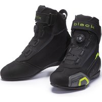 Black Firefly WP Ankle Motorcycle Boots 41 Black Yellow (UK 7)
