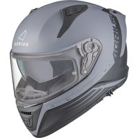 Image of Agrius Storm Calibration Motorcycle Helmet XS Matt Grey Black