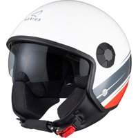 Image of Agrius Score Conoid Open Face Motorcycle Helmet XL Gloss White