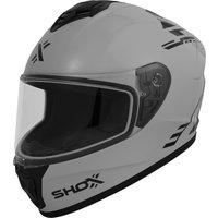 Image of Shox Command Cyber-X Motorcycle Helmet XXL Grey Black