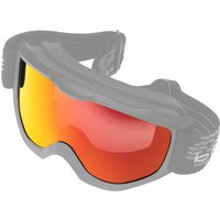 Black Granite Motocross Goggle Lens Red/Gold