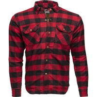Image of Black Coyote Kevlar Motorcycle Shirt L Black Red