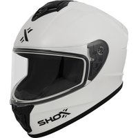 Image of Shox Command Solid Motorcycle Helmet XS White
