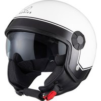 Agrius Score Solid Open Face Motorcycle Helmet M Gloss White