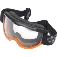 Black Granite Motocross Goggles Orange