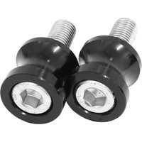 Black Pro Range CNC Aluminium Bobbins 10mm 1.25 Black