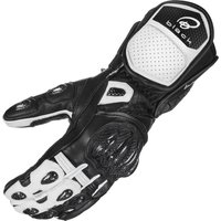 Black Raptor 390 Motorcycle Gloves S Black White