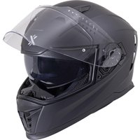 Shox Eclipse Solid Motorcycle Helmet S Matt Black