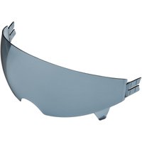 Black Classic Open Face Helmet Internal Visor Light Smoke