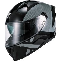 Image of Shox Rapid Speedway Motorcycle Helmet XS Gloss Black