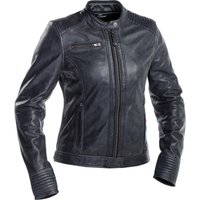 Richa Scarlett Ladies Leather Motorcycle Jacket 16 Grey