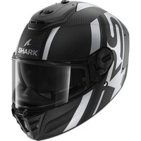 Shark Spartan RS Carbon Shawn Motorcycle Helmet M Matt Carbon Silver (DKS)
