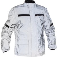 Image of Richa Rain Flare Reflective Motorcycle Over Jacket XS Reflective White