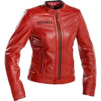 Richa Scarlett Ladies Leather Motorcycle Jacket 10 Red