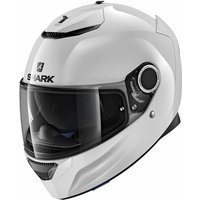 Image of Shark Spartan Blank Motorcycle Helmet XS White (WHU)