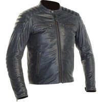 Image of Richa Daytona 2 Leather Motorcycle Jacket 46 Grey Brown