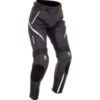 Image of Richa Nikki Ladies Leather Motorcycle Trousers 20 Black White