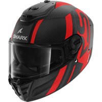 Image of Shark Spartan RS Carbon Shawn Motorcycle Helmet XXL Matt Carbon Anthracite Red (DAR)