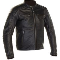 Image of Richa Daytona 2 Leather Motorcycle Jacket 48 Black