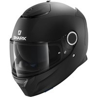 Image of Shark Spartan Blank Mat Motorcycle Helmet M Matt Black (KMA)