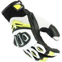Image of Richa Turbo Short Summer Motorcycle Gloves XXL Black Fluo Yellow