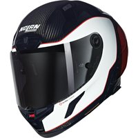 Image of Nolan X-804 RS Ultra Carbon Asso Di Picche Motorcycle Helmet XXL Carbon White Red (343)