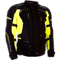 Image of Richa Infinity 2 Motorcycle Jacket XXL Black Fluo Yellow