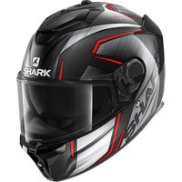 Image of Shark Spartan GT Carbon Kromium Motorcycle Helmet M Carbon Red (DUR)