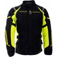 Image of Richa Storm Motorcycle Jacket L Black Fluo Yellow