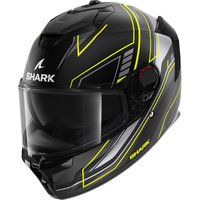 Shark Spartan GT Pro Carbon Toryan Motorcycle Helmet S Matt Black Yellow Anthracite (KYA)