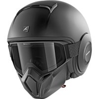 Shark Street-Drak Blank Open Face Motorcycle Helmet L Matt Black (KMA)