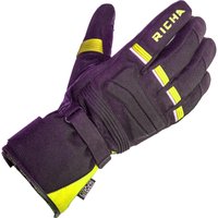 Richa Peak Motorcycle Gloves L Black Fluo