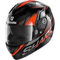 Shark Ridill Phaz Motorcycle Helmet S Black Orange Anthracite (KOA)
