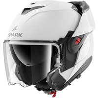 Shark Oxo Blank Flip Front Motorcycle Helmet L Pearly White (W05)