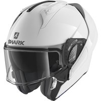 Image of Shark Evo-GT Blank Flip Front Motorcycle Helmet S White (WHU)