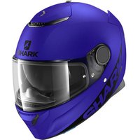 Image of Shark Spartan 1.2 Blank Motorcycle Helmet XL Matt Blue (B02)