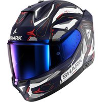 Image of Shark Skwal i3 Linik Motorcycle Helmet XL Matt Black White Red (BWR)