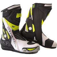 Image of Richa Blade Waterproof Motorcycle Boots 46 White Black Fluo Yellow (UK 12)