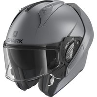 Image of Shark Evo-GT Blank Mat Flip Front Motorcycle Helmet XS Matt Anthracite (AMA)